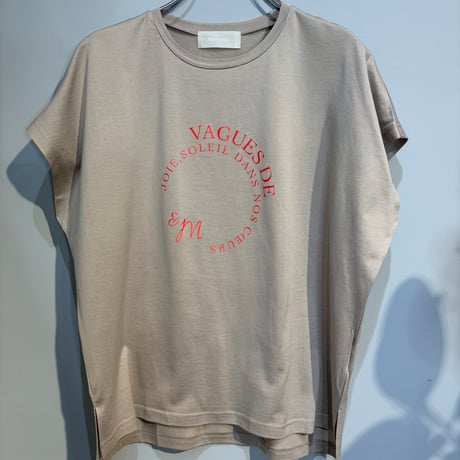 【Mylanka】フレンチスリーブロゴTシャツ［M81205］