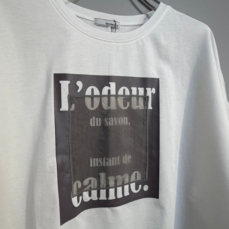 【BEATRICE】シルケット天竺ドルマンロゴ Tee ［E80220］