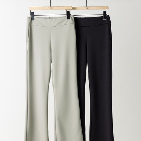 【YENN】W JERSEY FLARE PT [Y263-31081]