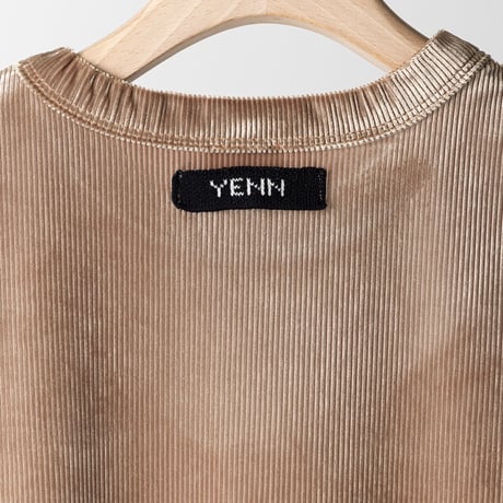 【YENN】VELVET SHORT SLV TEE [Y263-82088]