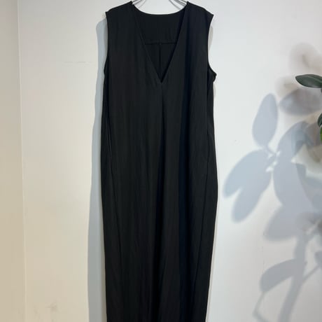 【malla】Vネックコクーンワンピース［mo61UO233］