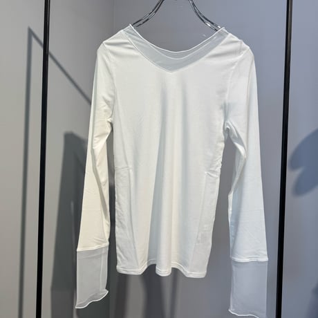 ❤️送料無料❤️【CYNICAL】チュールドッキングロンTee［610-95507］