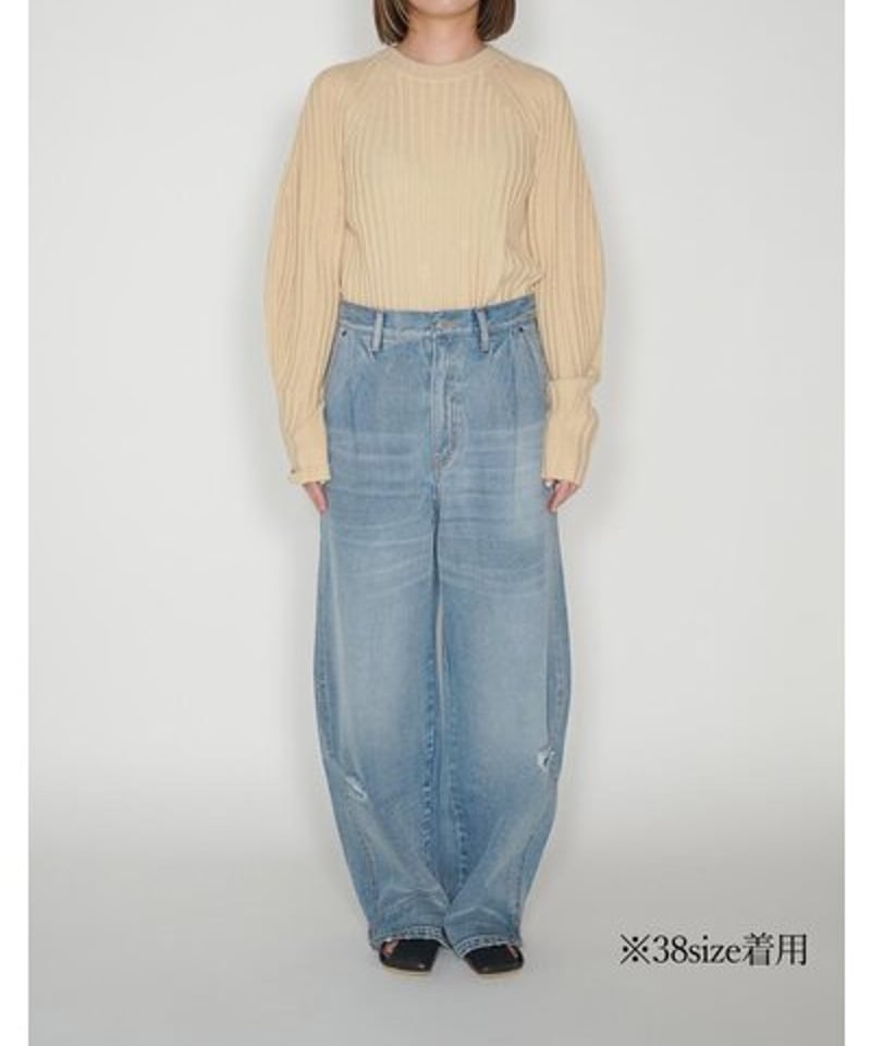 パンツ YENN CURVED SEAM DENIM PT YENN】CURVED SEAM DENIM PT | cavabien