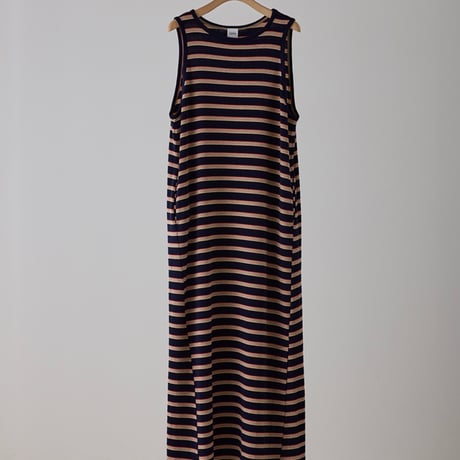 【YENN】STRIPE JERSEY DRESS [Y262-51049]