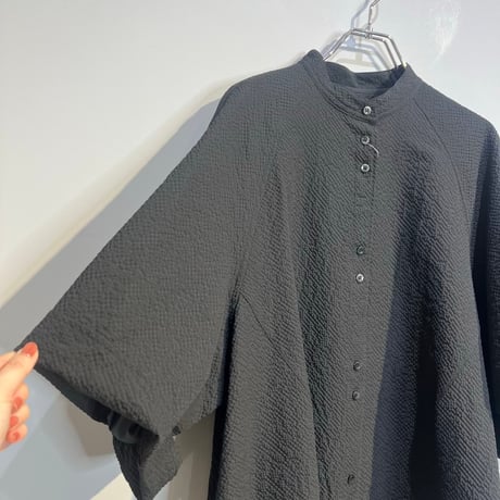 【RILATO】ワッフルクロスバルーン袖BL  ［R26255］