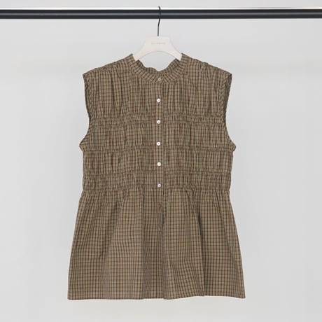 【CHIGNON】CHECKｼｬｰﾘﾝｸﾞﾌﾚﾝﾁBL [1963-606KK]