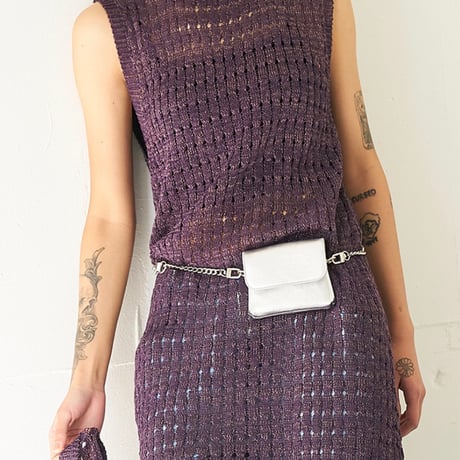 【YENN】CHAIN BELT POUCH [Y252-02057-7]