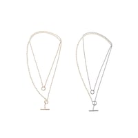 【Sea'ds Mara】Pearl ball chain necklace[R22A3-81]