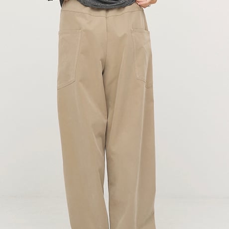 【YENN】WASHED BIG PK PT [Y254-31129-2]