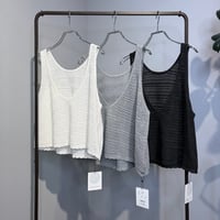 【QTUME】2WAYニットベスト　［612-25209］