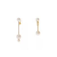 【Sea'ds Mara】Pearl×Curve Pipe pierce 　[R15AE3-15P]