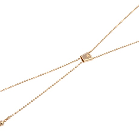 【Sea'ds Mara】Slider necklace[R21A2-30]