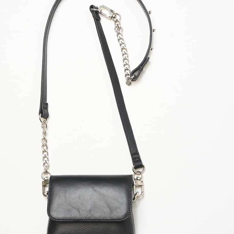 YENN】CHAIN BELT POUCH [Y252-02057-7] | cavabien