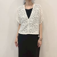 送料無料❣️【siro de labonte】cut Jacquard short vest《R613316》