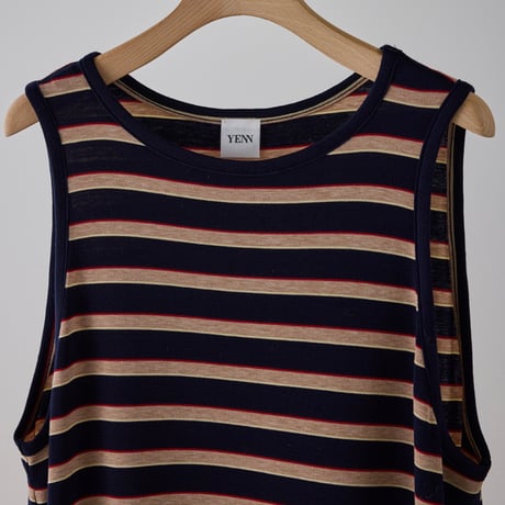 【YENN】STRIPE JERSEY DRESS [Y262-51049]