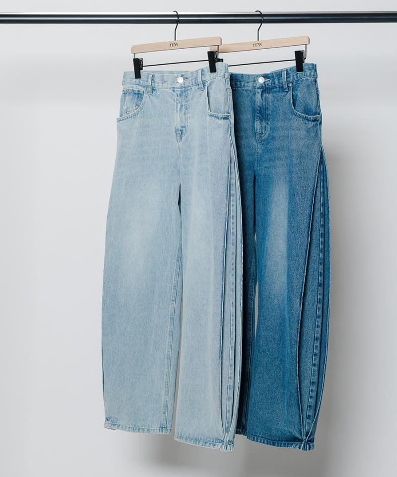 YENN】SIDE PLEATED DENIM PT | cavabien YENN】SIDE PLEATED DENIM PT | cavabien