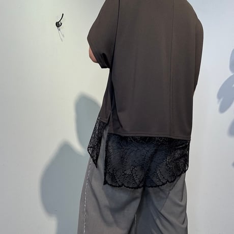 【QTUME】レースドッキングワイドPO[650-25529]