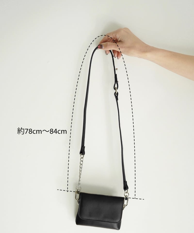 YENN】CHAIN BELT POUCH [Y252-02057-7] | cavabien