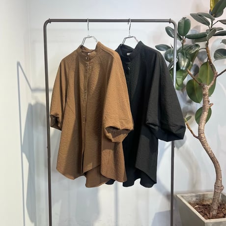 【RILATO】ワッフルクロスバルーン袖BL  ［R26255］