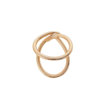 【Sea'ds Mara】Overlap brass ring[24A4-77]