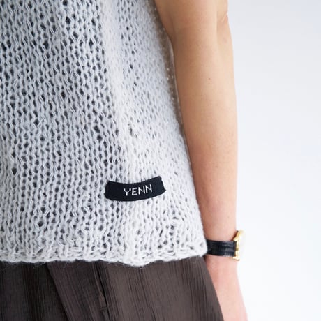 【YENN】MOHAIR HAND VEST [Y263-91100]