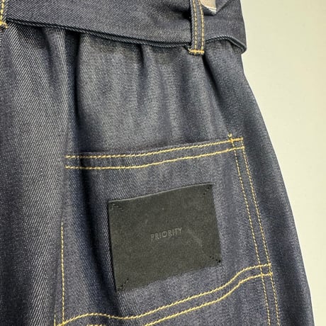 【PRIORITY】袖デザインベルト付パンツ《P61060 AI》