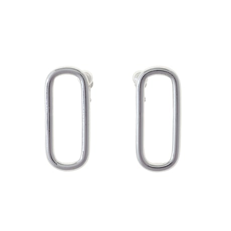 【Sea'ds Mara】Plain rectangular earring[R24A1-04E]