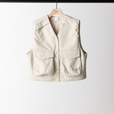 【YENN】PUFFY MILITARY VEST [Y263-42094]