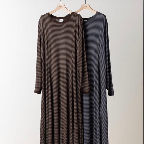 【YENN】JERSEY FLARE DRESS [Y263-52084]