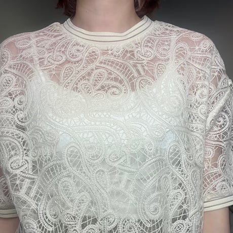 【Mylanka】ペイズリー刺繍ブラウス　［M11208］