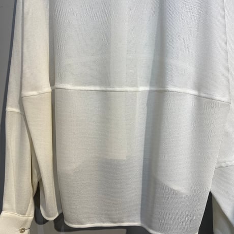 【CLOCHE】メッシュコクーンシャツ［612-85588］