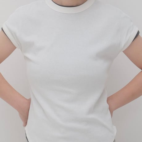 【YENN】SHORT SLEEVE RIB TEE［Y261-81025-3］