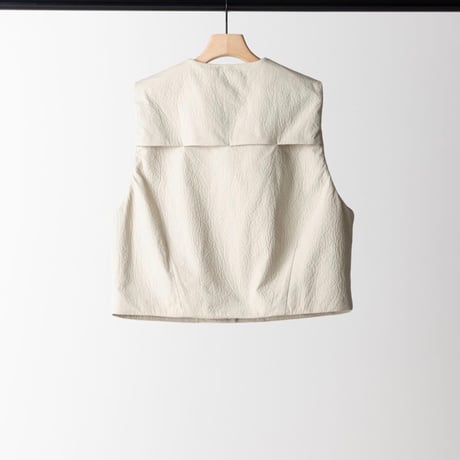 【YENN】PUFFY MILITARY VEST [Y263-42094]