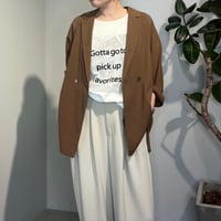 【cafune】dolman sleeve sheer jacket　［535417］