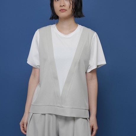 【CYAN tokyo】レイヤーライクコンビTOPS［601475］