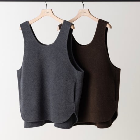 【YENN】 W FACE OVER VEST [Y263-41104]