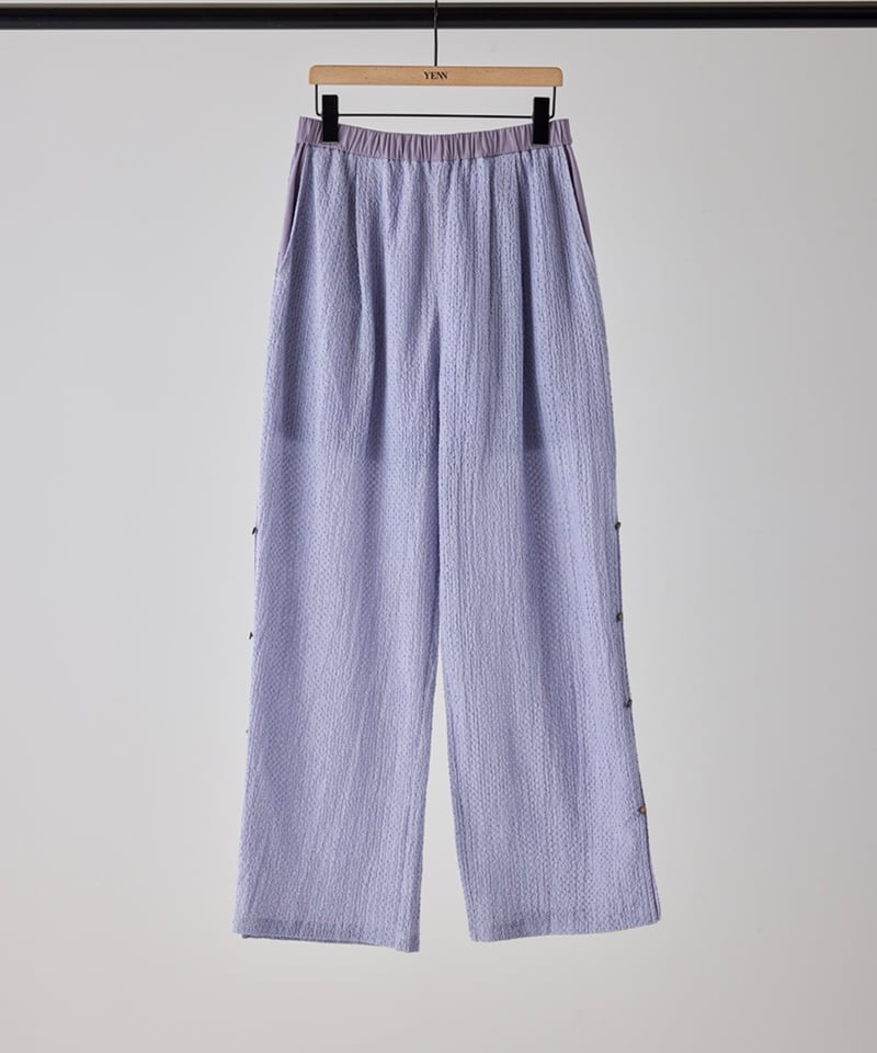 パンツ y YENN】SIDE EYELET PANTS [Y262-32056] | cavabien