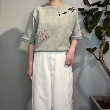【Mylanka】モチーフ刺繍スウェットトップス［M81106］