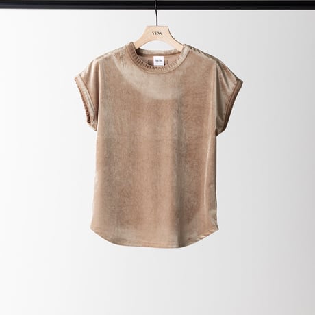 【YENN】VELVET SHORT SLV TEE [Y263-82088]