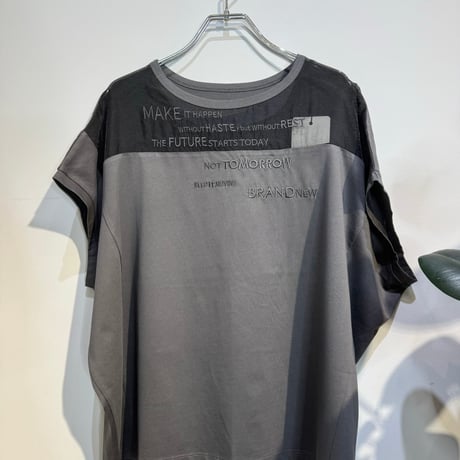 【LUGIVa】オーガンジー刺繍Ｔシャツ［202680］