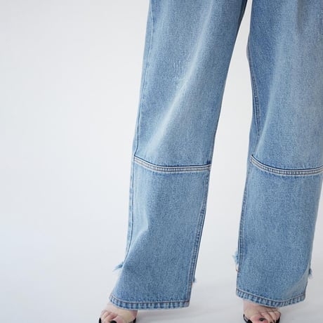 【YENN】HIGH RISE TUCK WIDE PT