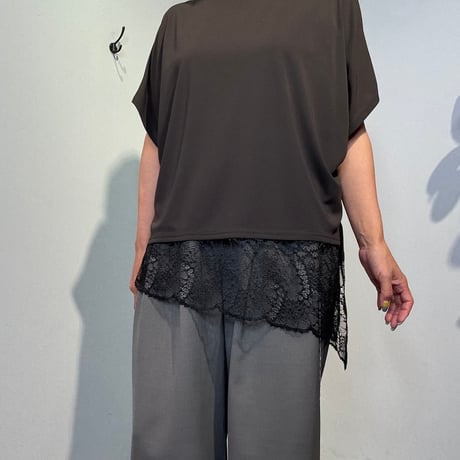 【QTUME】レースドッキングワイドPO[650-25529]