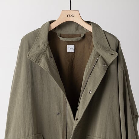 【YENN】WASHED LONG COAT [Y263-42090]