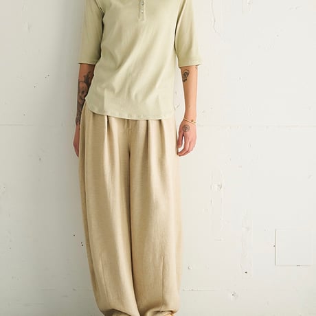 【YENN】HENRY NECK TEE [Y262-82037]