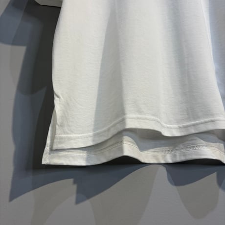 【Mylanka】シルケット天竺配色ロゴTシャツ  ［M81308］