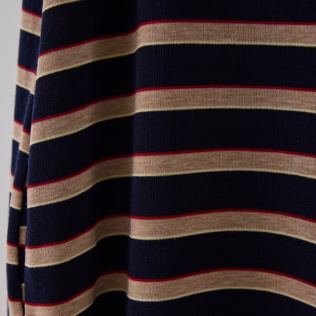 【YENN】STRIPE JERSEY DRESS [Y262-51049]