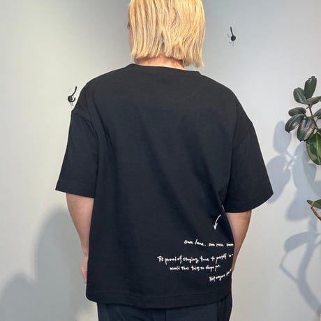 【BEATRICE】メッセージプリントコットン天竺Tシャツ　［E80214］