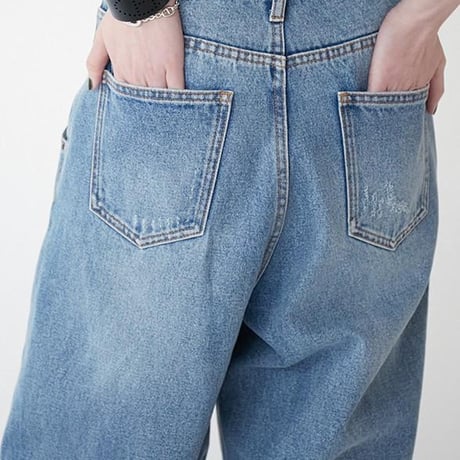 【YENN】HIGH RISE TUCK WIDE PT