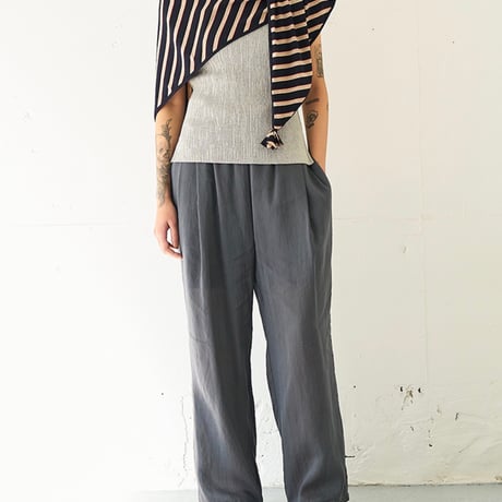 【YENN】STRIPED JERSEY SCARF [Y262-01048]