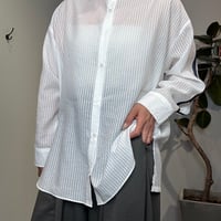 【Anna Kerrry】TAPE DESIGN STRIPE SHIRT［27261703］